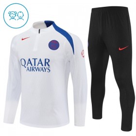 Lasten Paris Saint-Germain Training Huppari 2025-26 Valkoinen 1/4-Zip